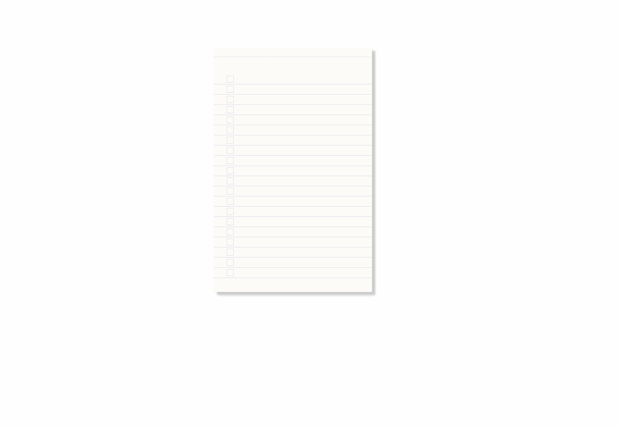 A-Journal Notepad - A Table