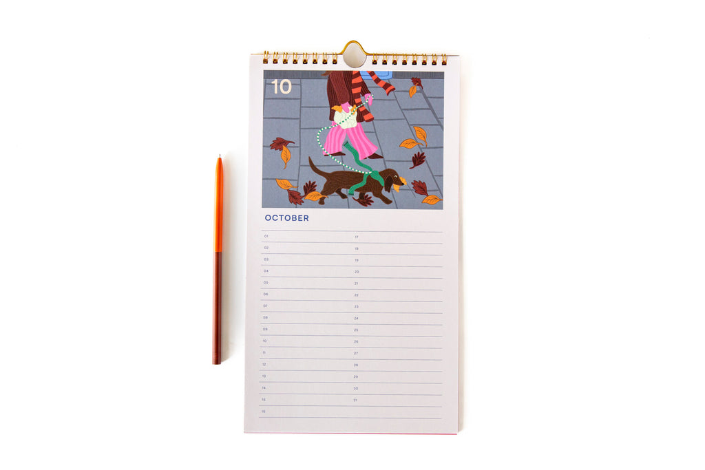 A-Journal - Birthday Calendar Dogs