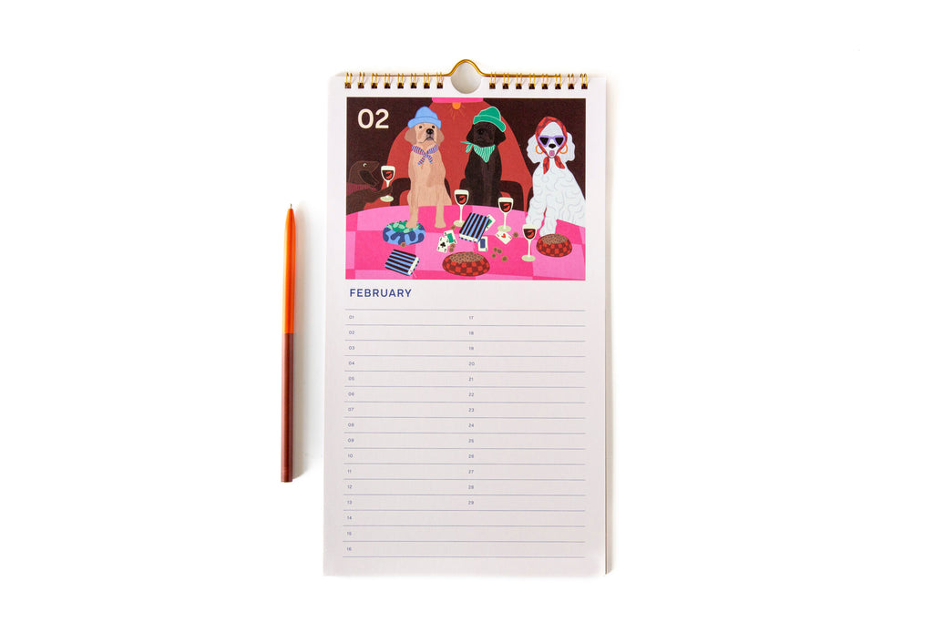 A-Journal - Birthday Calendar Dogs