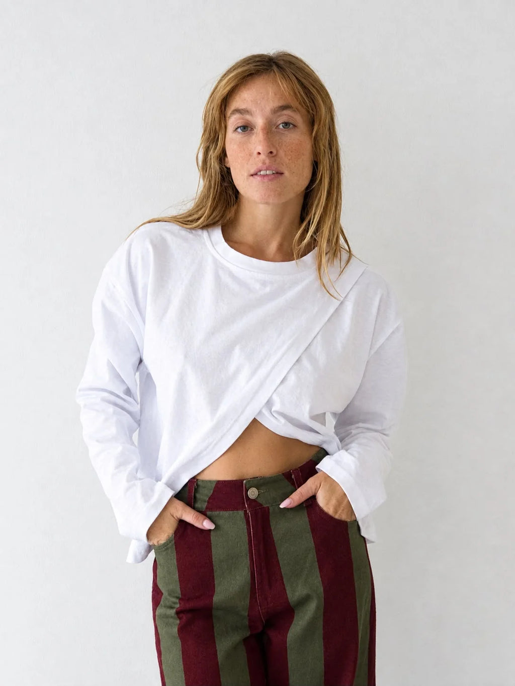 MindTraveler - Agata Long Sleeve T-Shirt / White