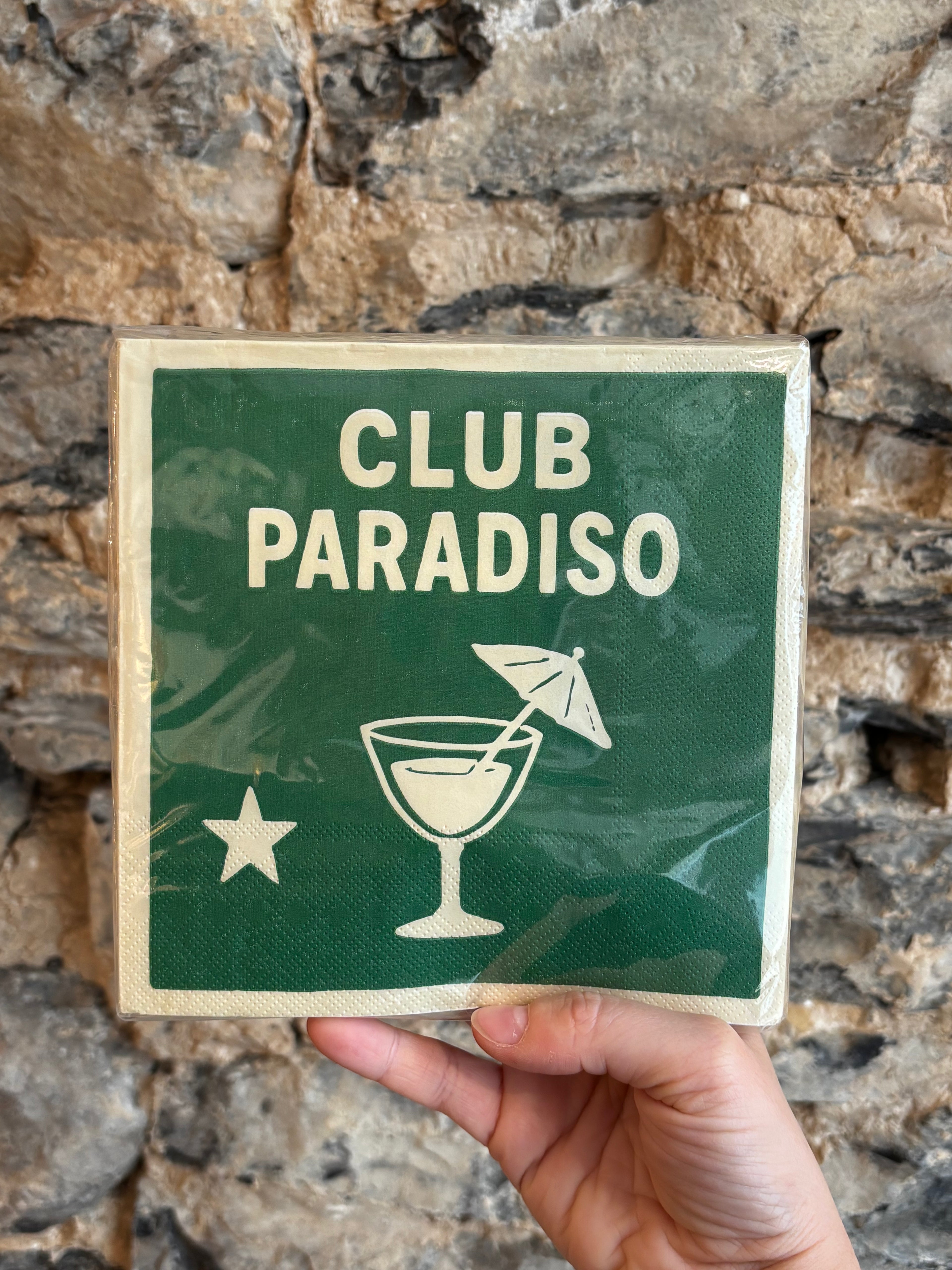 Papieren Servetten - Club Paradiso