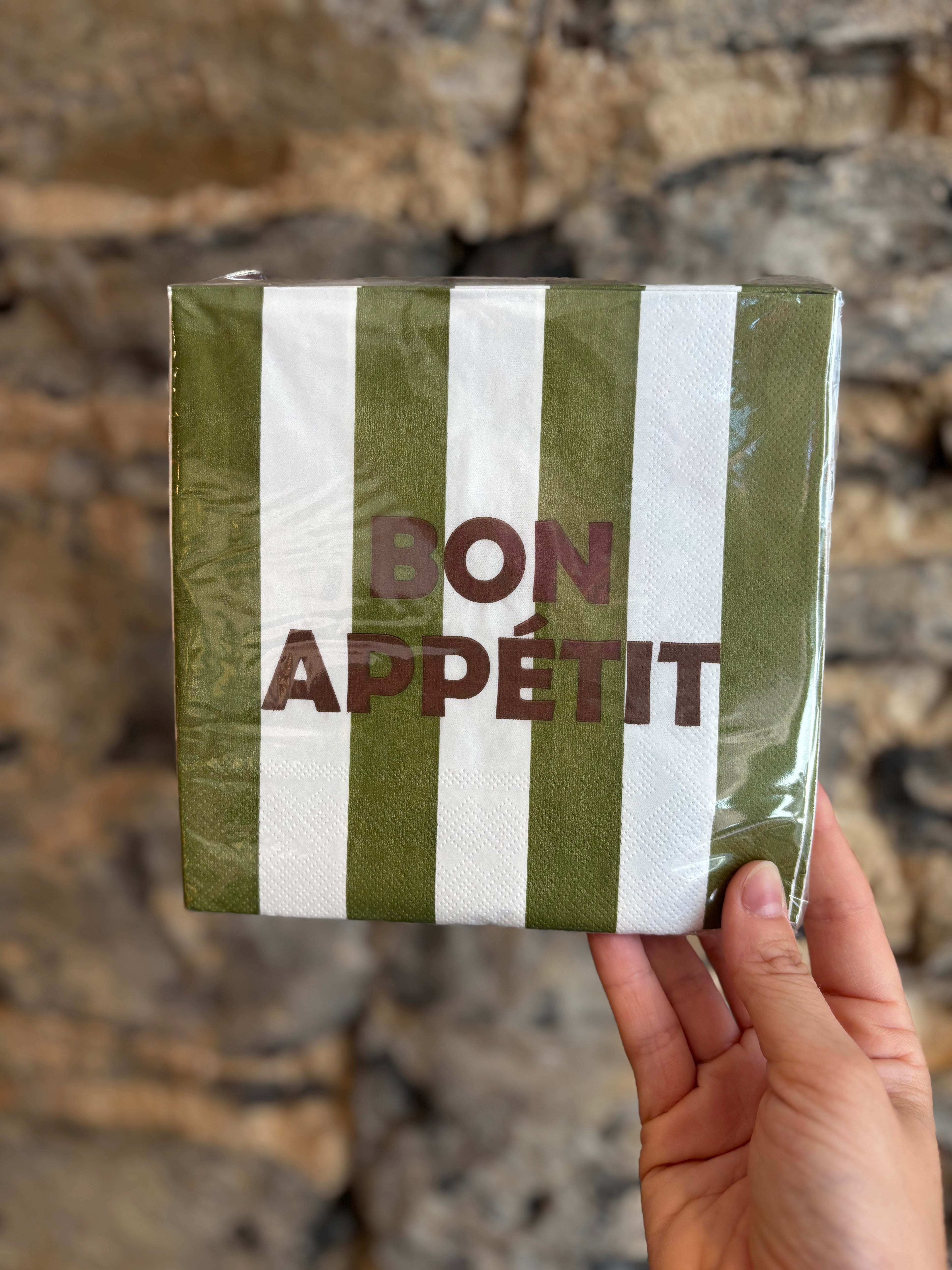 Papieren Servetten - Bon Appétit