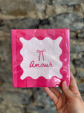 Papieren servetten - Amour