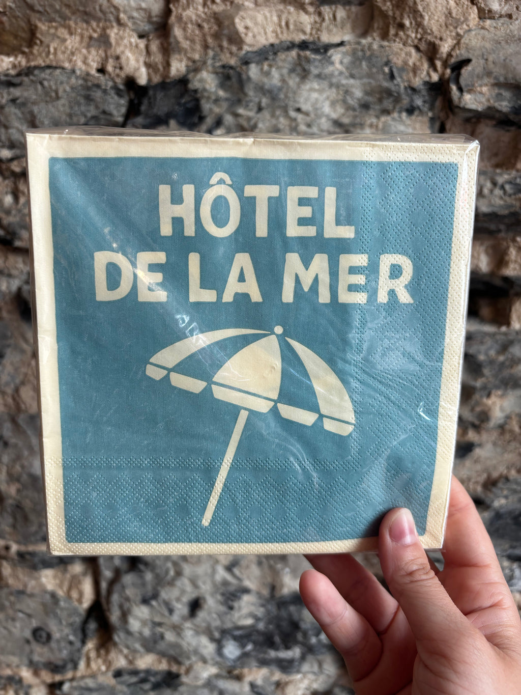 Papieren Servetten - Hôtel De La Mer