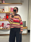 Colourful Rebel - Gardenia Multi Stripe Sweater
