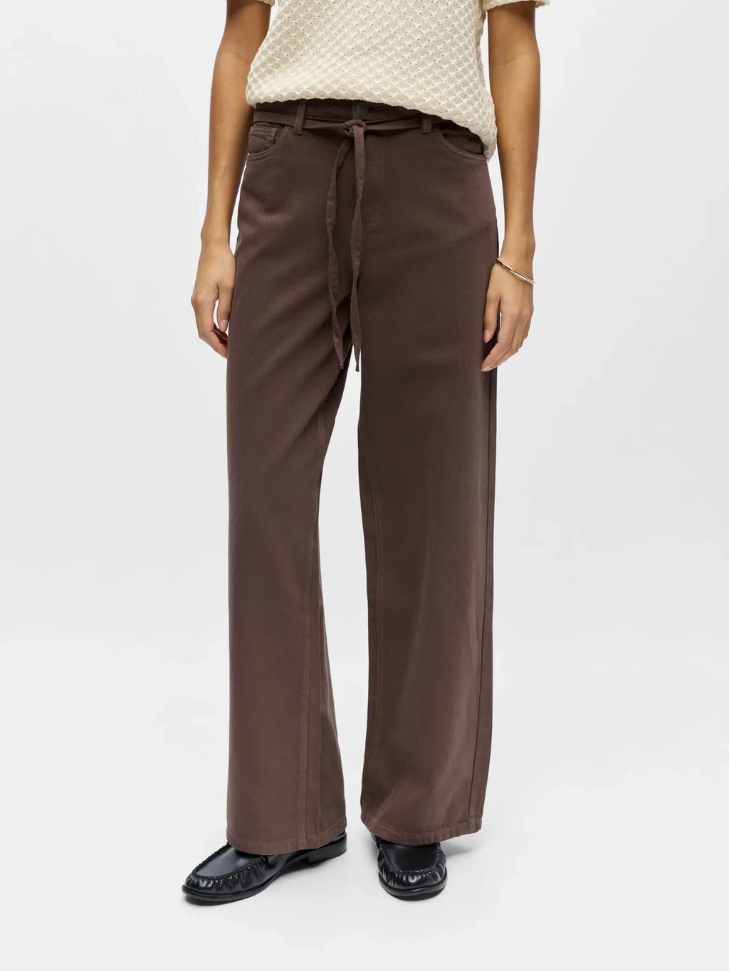 Object - Rosie Wide Jeans / Seal Brown
