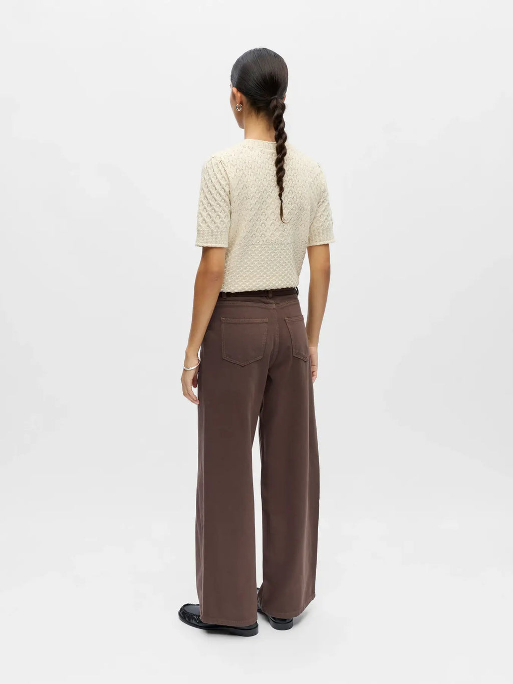 Object - Rosie Wide Jeans / Seal Brown