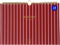 A-Journal - 18 Months 2026-2027 Family Planner / Stripes Pink