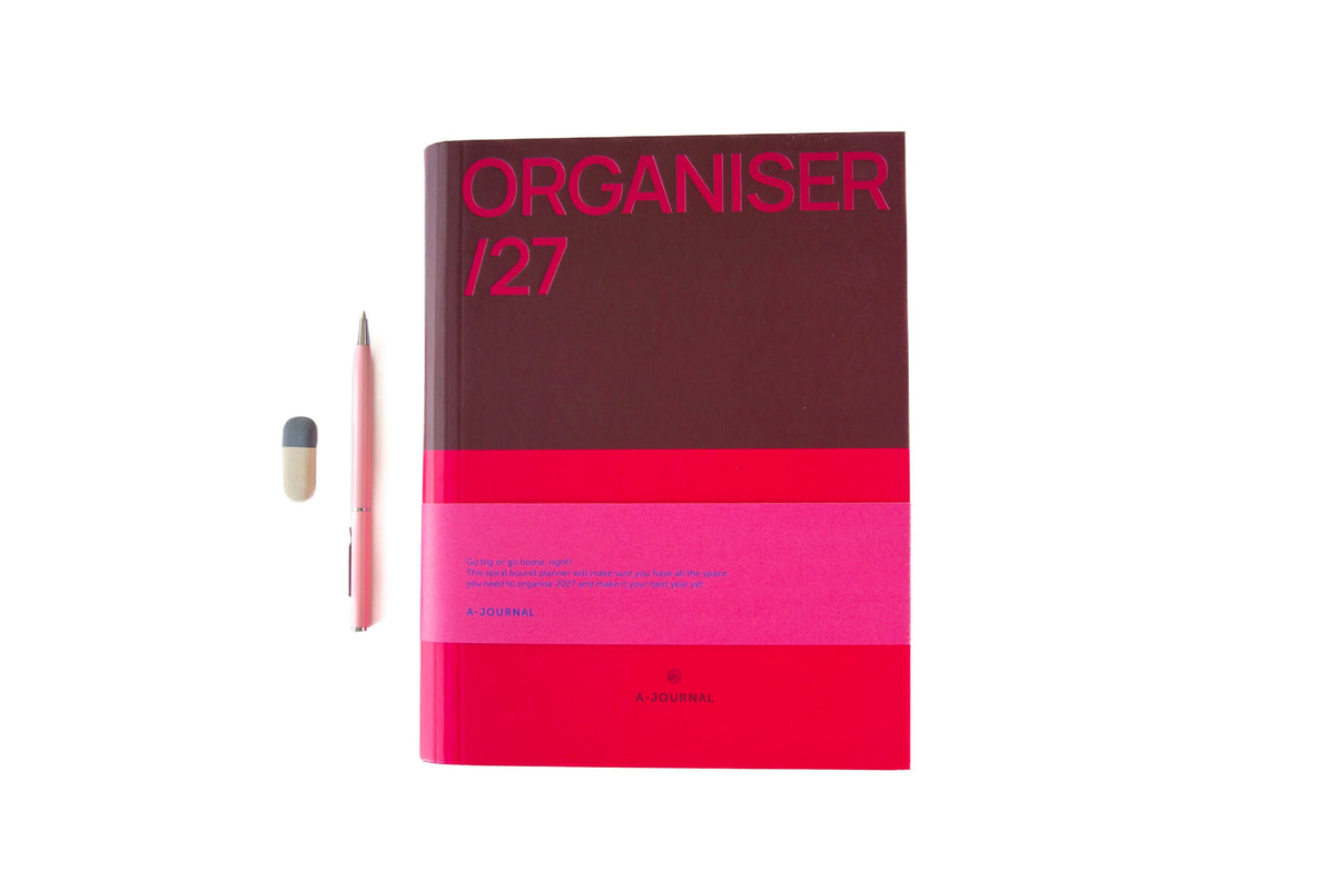 A-Journal - Organiser 2027 / Bordeaux Pink