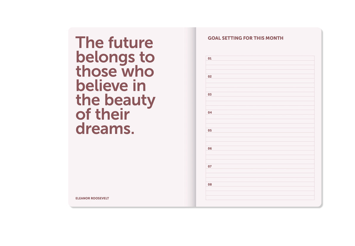 A-Journal - Organiser 2027 / Bordeaux Pink
