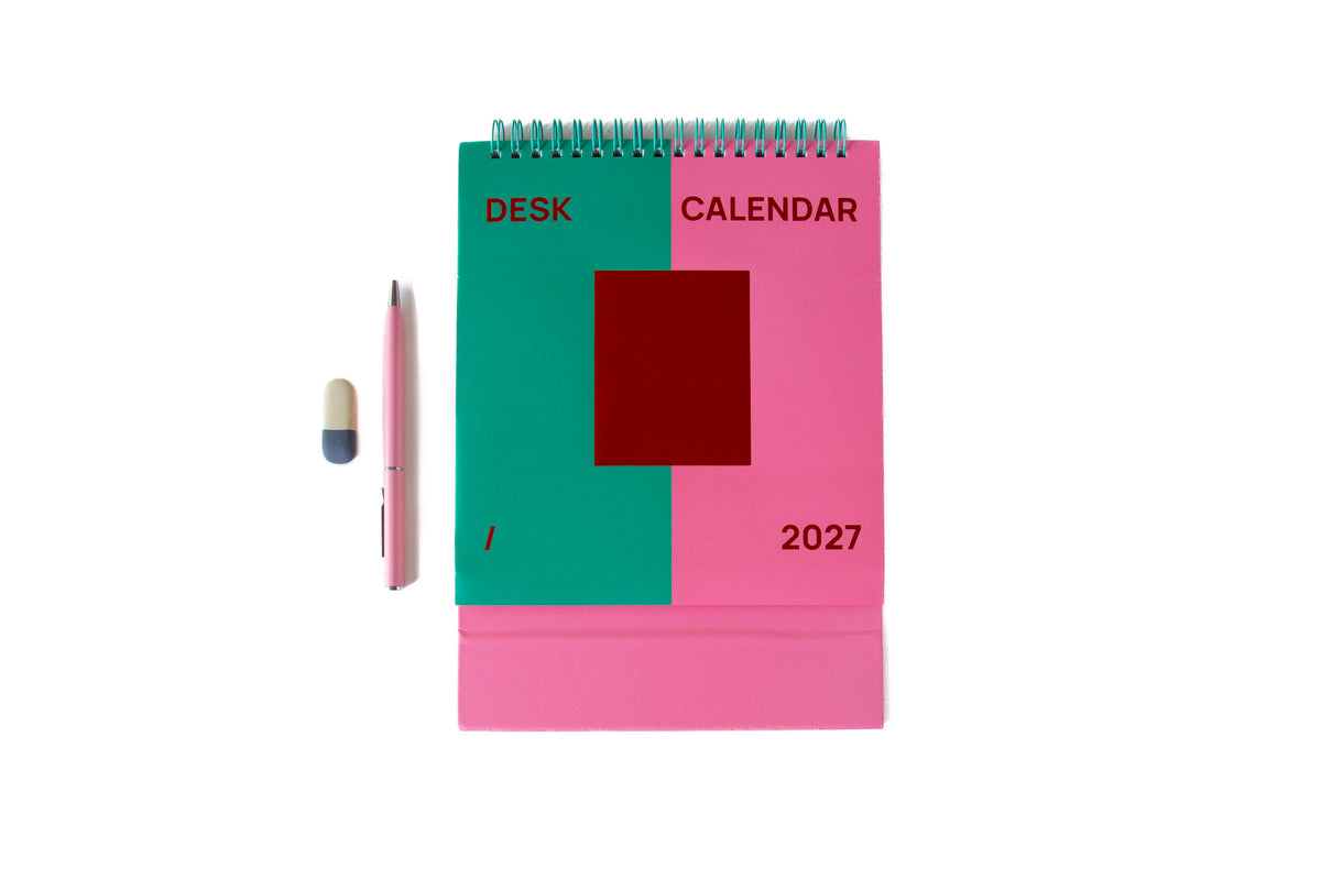 A-Journal Desk Calendar – Green 2027