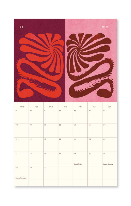 A-Journal Calendar 2027 – Blue