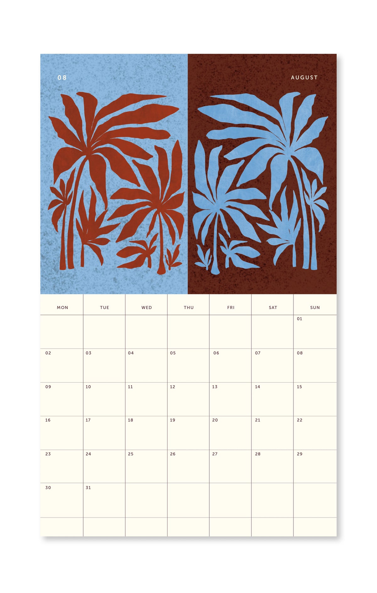 A-Journal Calendar 2027 – Blue