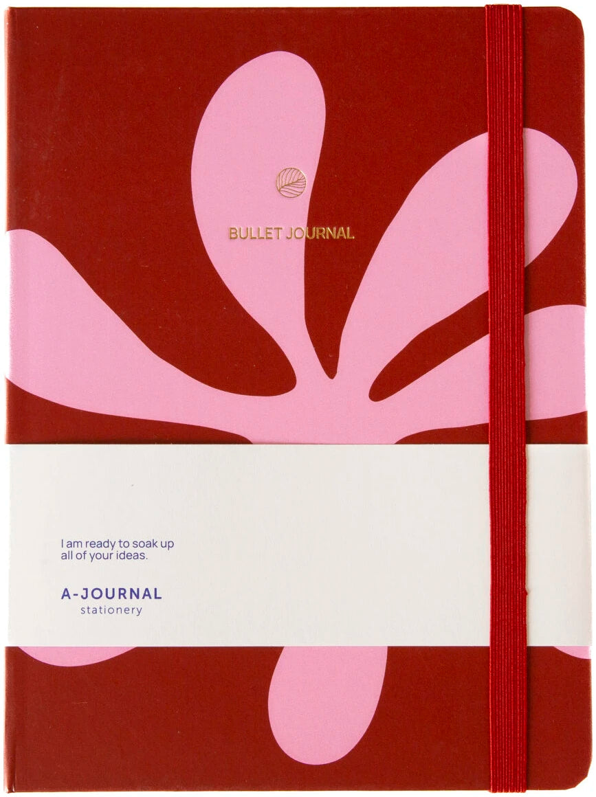 A-Journal - Bullet Journal Abstract Pink