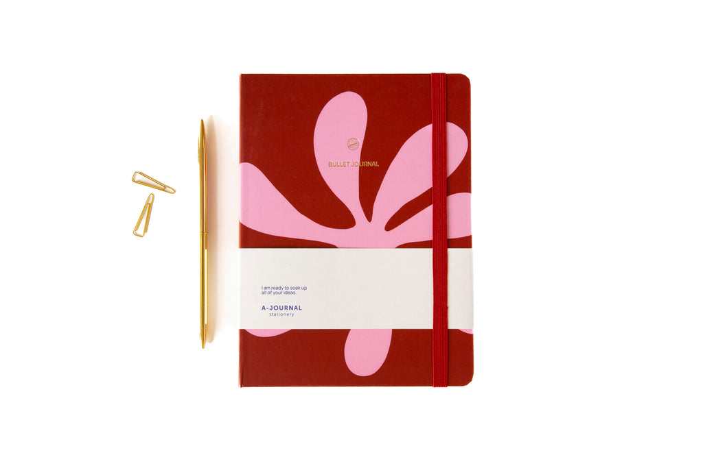 A-Journal - Bullet Journal Abstract Pink