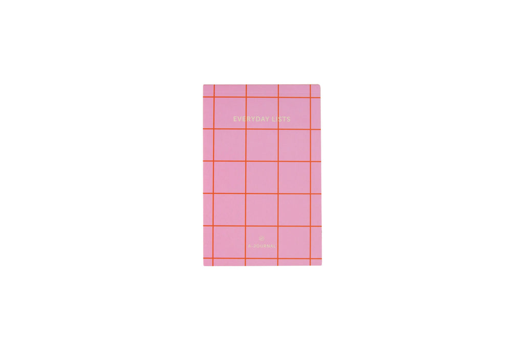 A-Journal - Notepad / Pink Checkered