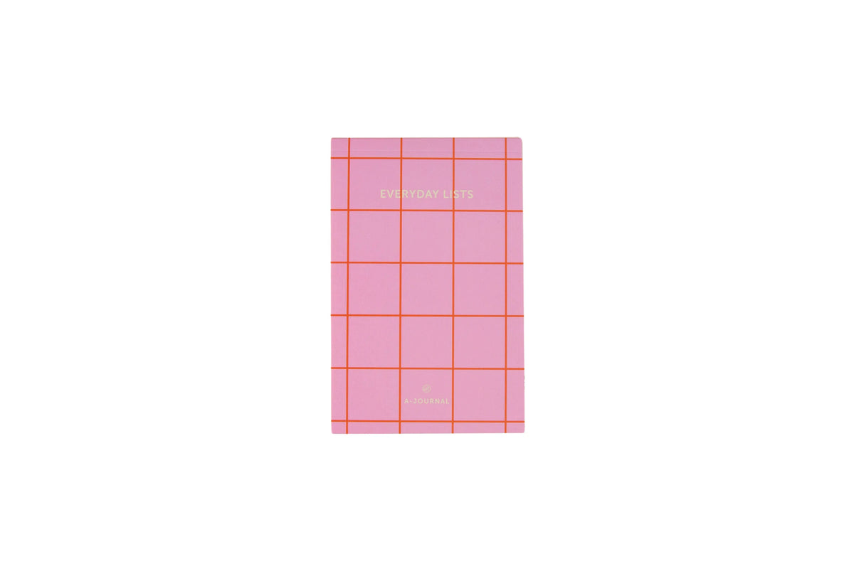 A-Journal - Notepad / Pink Checkered