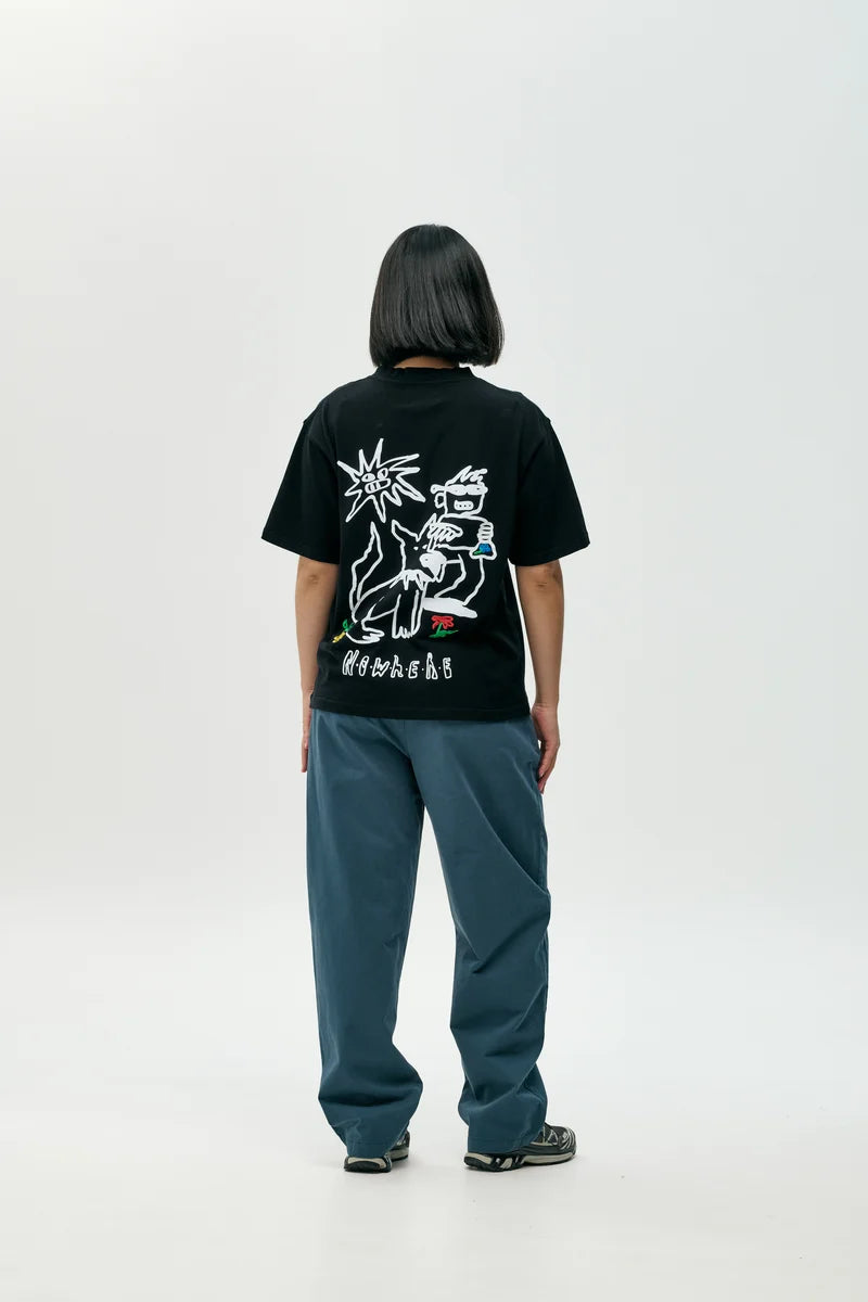 NWHR - Dog Black Tee