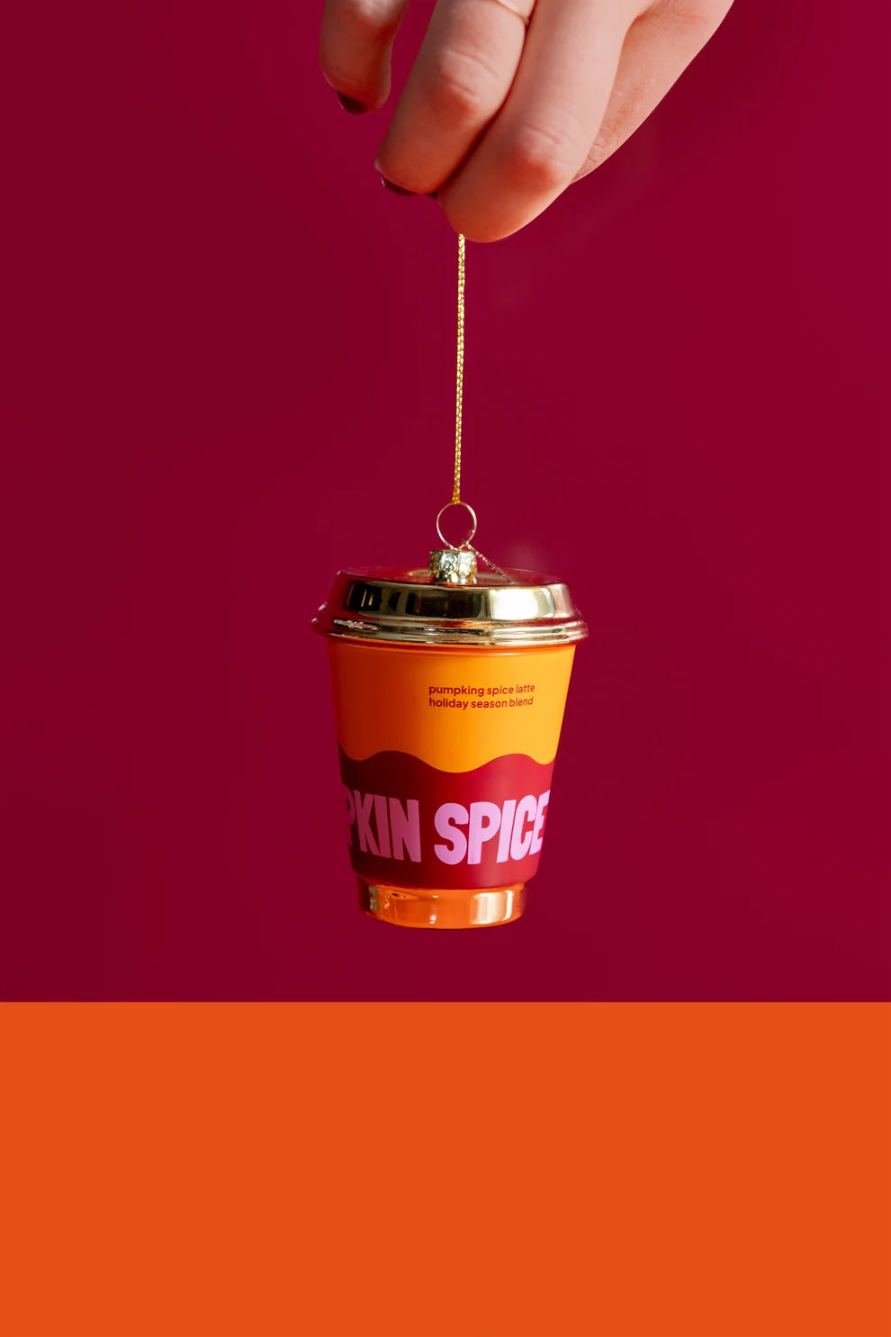 Kerstornament - Pumpkin Spice Latte
