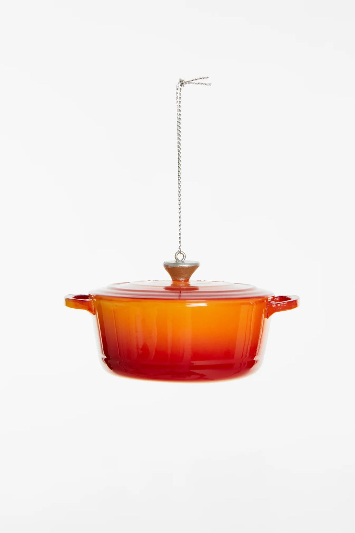 Kerstornament - Gietijzeren Pan Oranje
