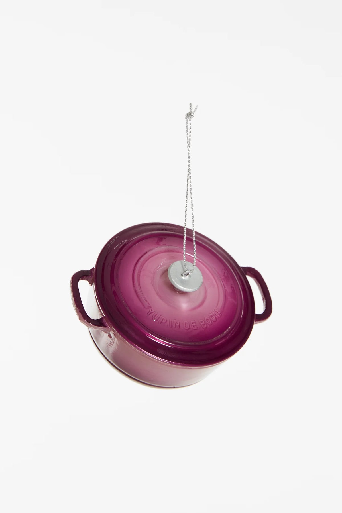 Kerstornament - Gietijzeren Pan Paars