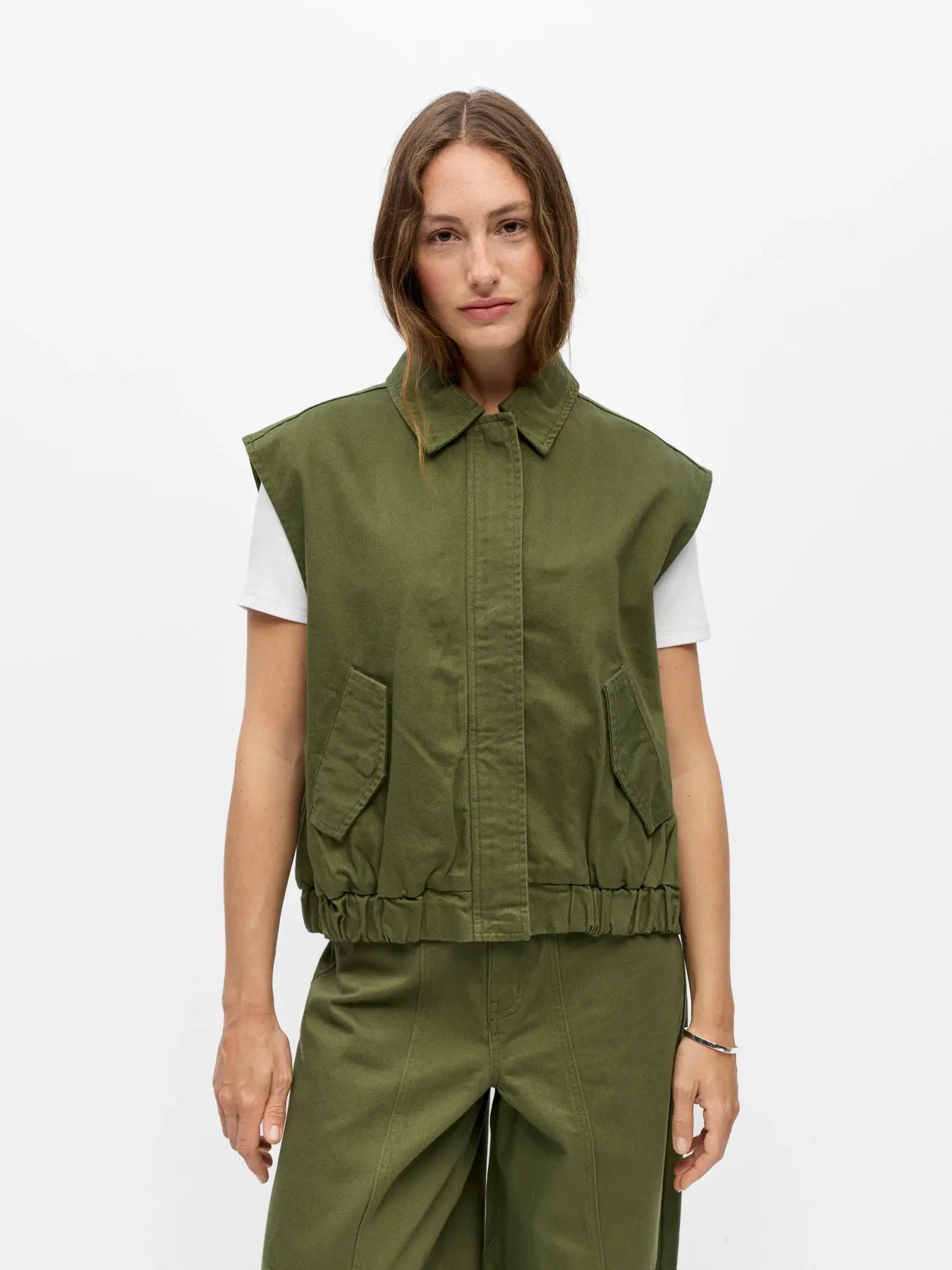 Object - Nanda Waistcoat / Melange Green