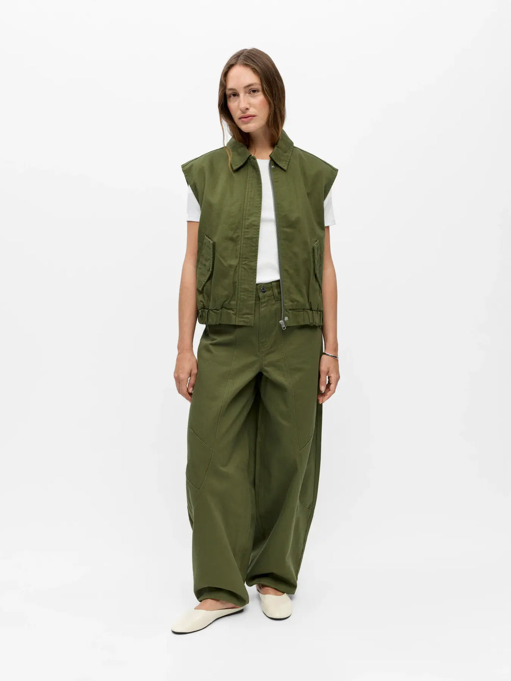 Object - Nanda Waistcoat / Melange Green