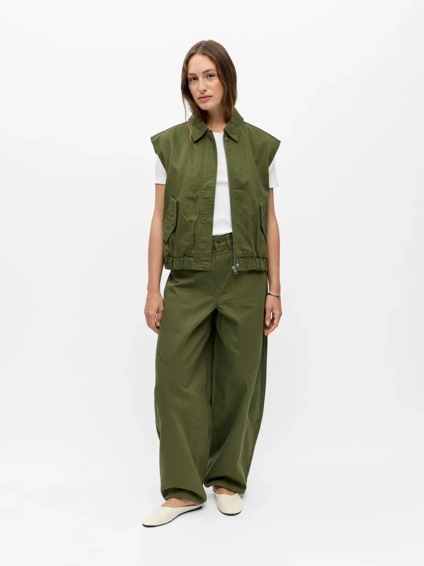 Object - Nanda Waistcoat / Melange Green