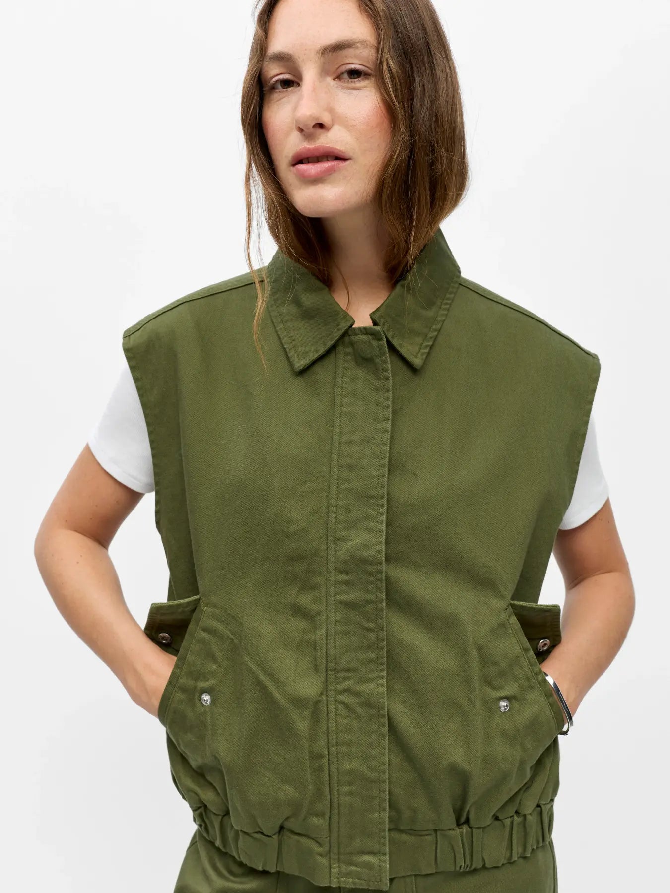 Object - Nanda Waistcoat / Melange Green