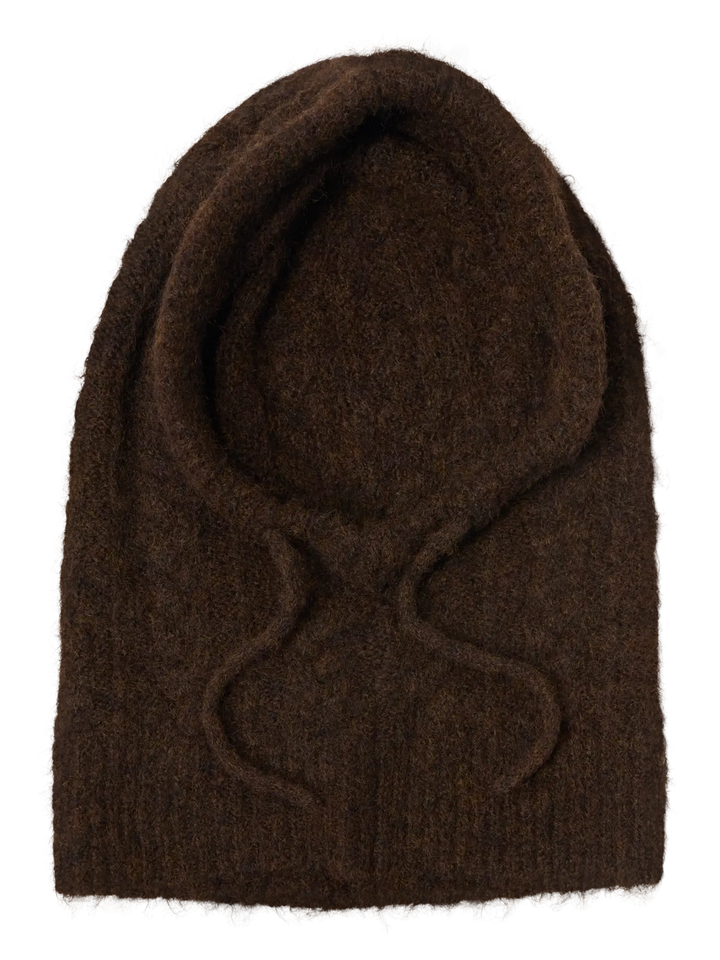 Object - Milu Knitted Cable Balaclava / Java