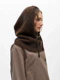 Object - Milu Knitted Cable Balaclava / Java