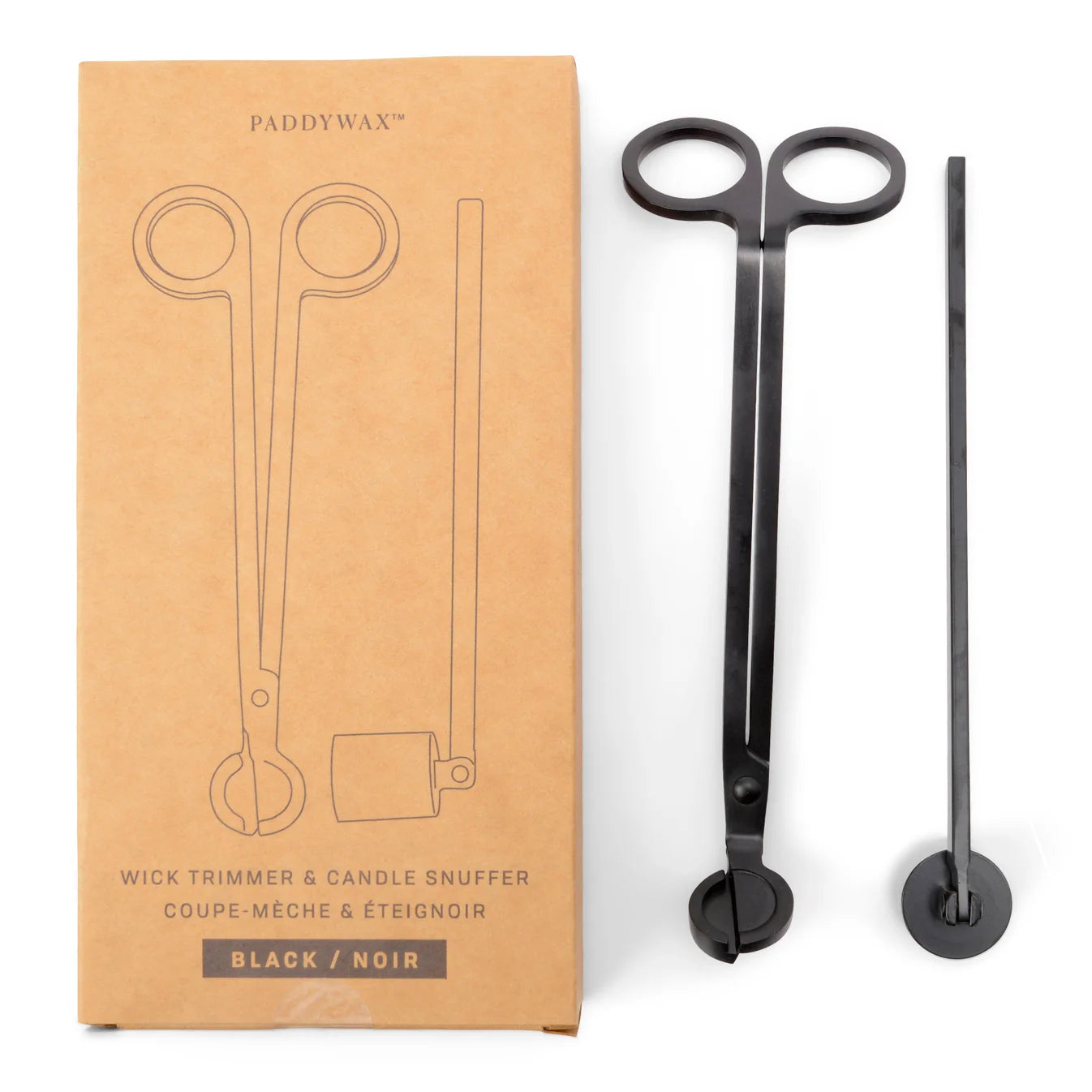 Paddywax Matte Black Candle Snuffer Gift Set