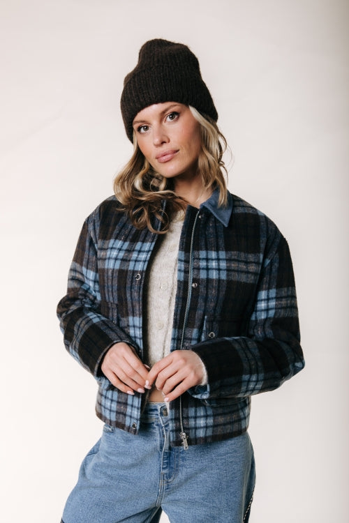 Colourful Rebel - Malou Brushed Check Coach Jacket