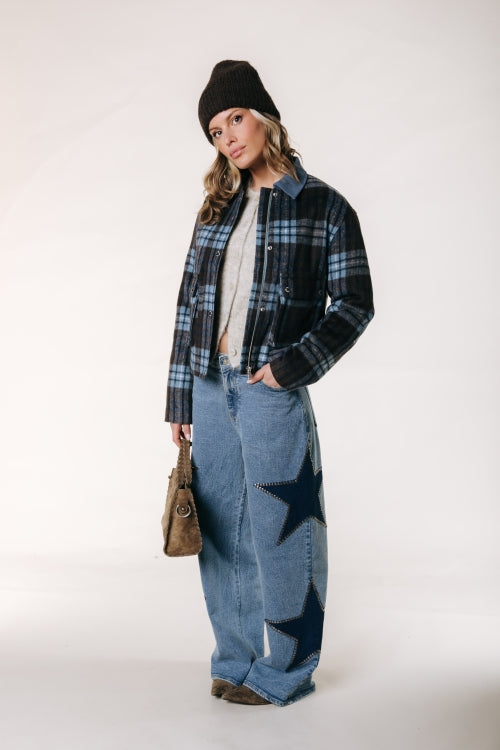 Colourful Rebel - Malou Brushed Check Coach Jacket