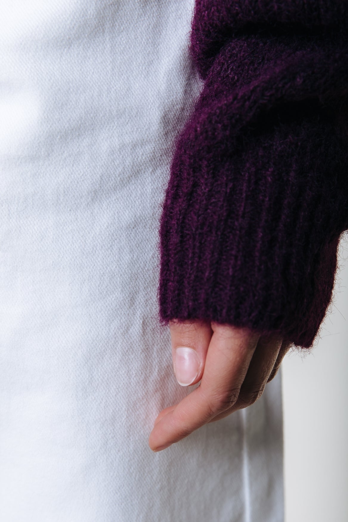 Colourful Rebel - Yara Knitted Cardigan / Merlot Red