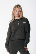 Colourful Rebel - Linsey Fluffy Knitted Sweater / Brown