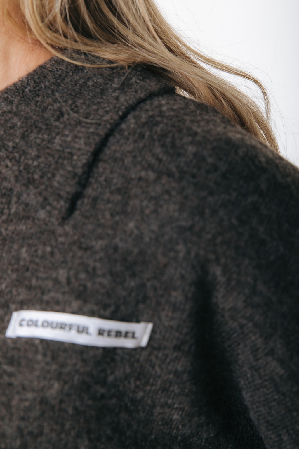 Colourful Rebel - Linsey Fluffy Knitted Sweater / Brown