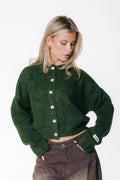 Colourful Rebel - Yara Knitted Cardigan / Dark Green