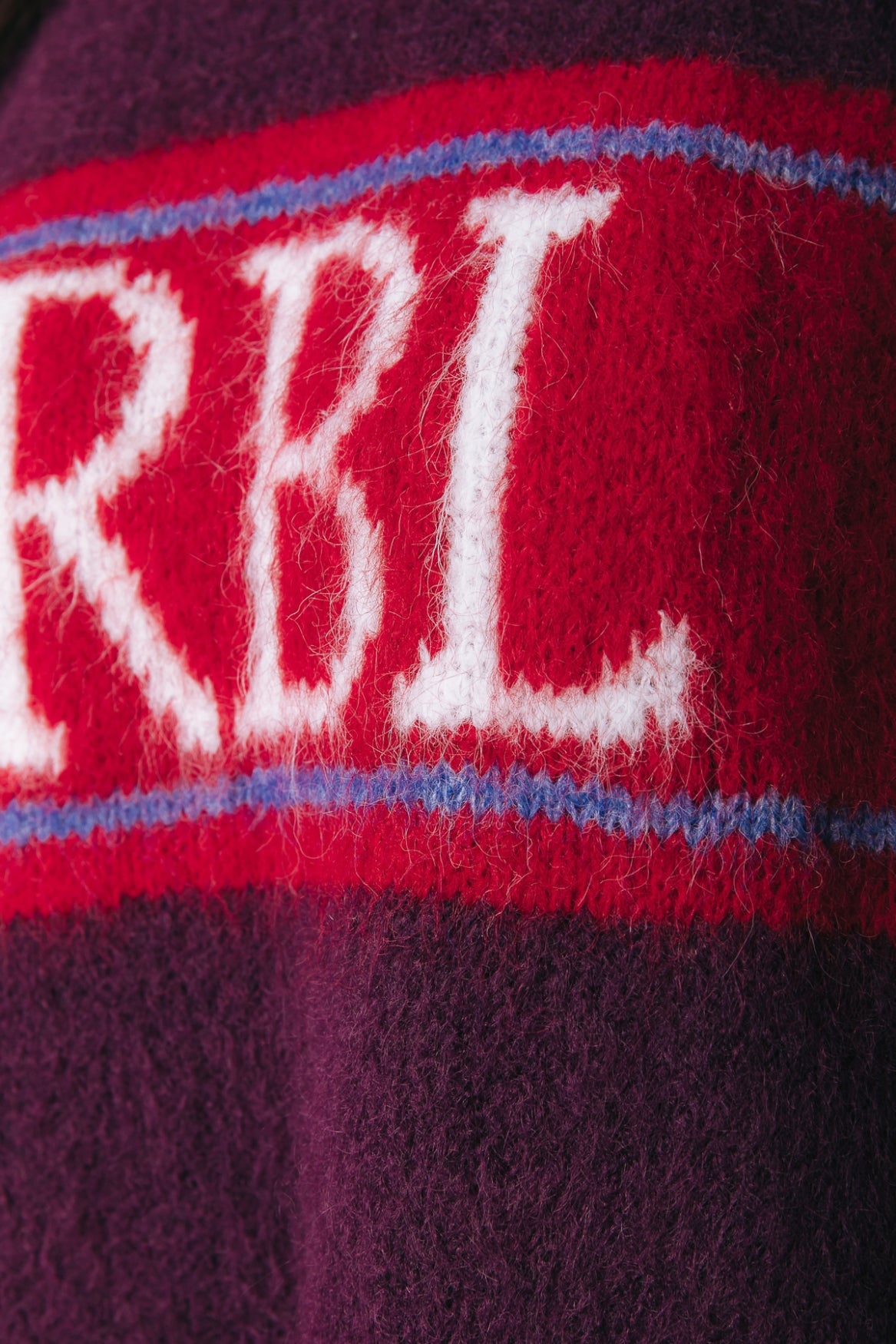 Colourful Rebel - Lou Rebel Knitted Sweater / Dark Purple