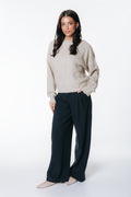 Colourful Rebel - Maggy Soft Luxe Tailored Pants / Navy