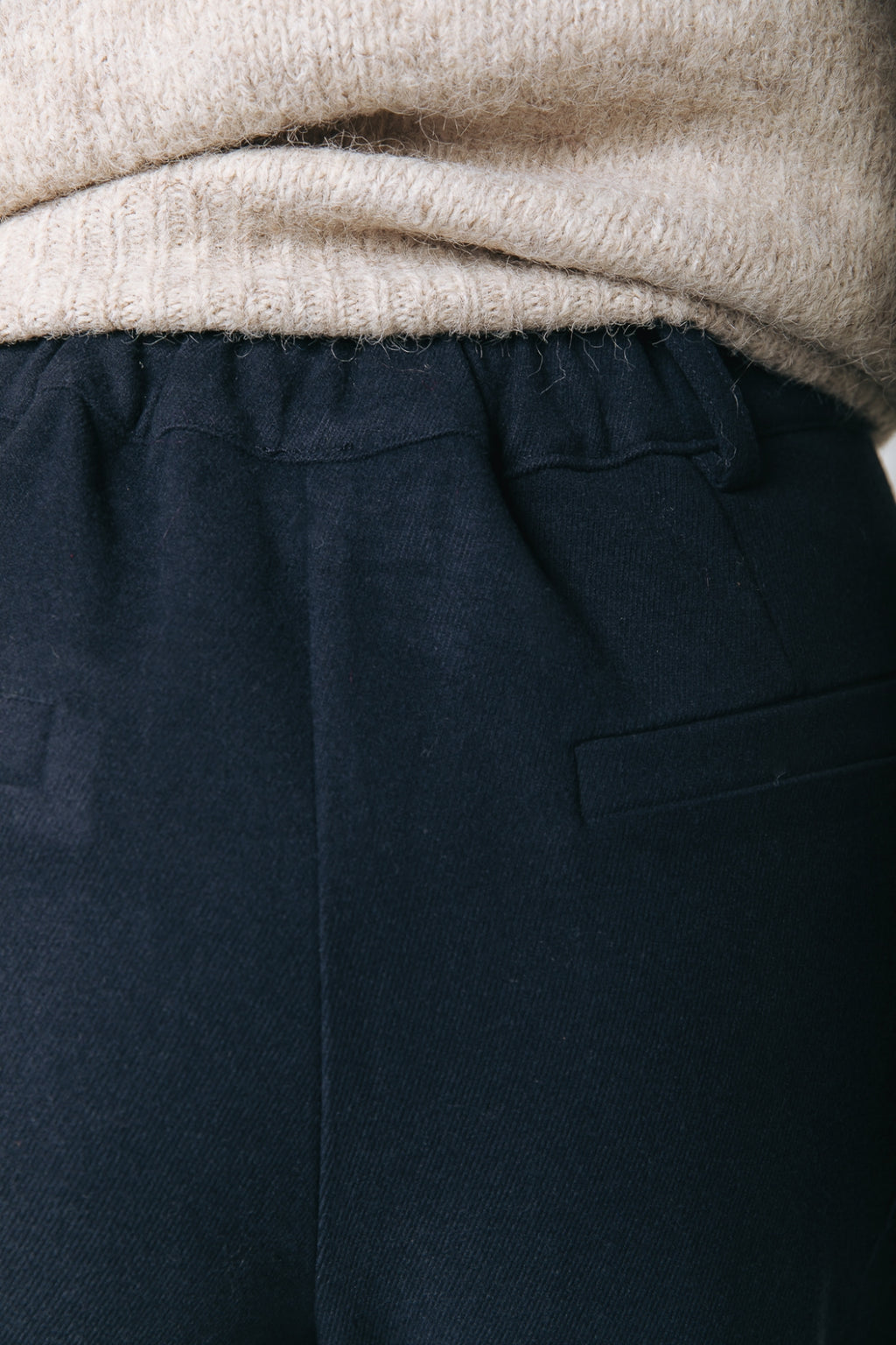 Colourful Rebel - Maggy Soft Luxe Tailored Pants / Navy