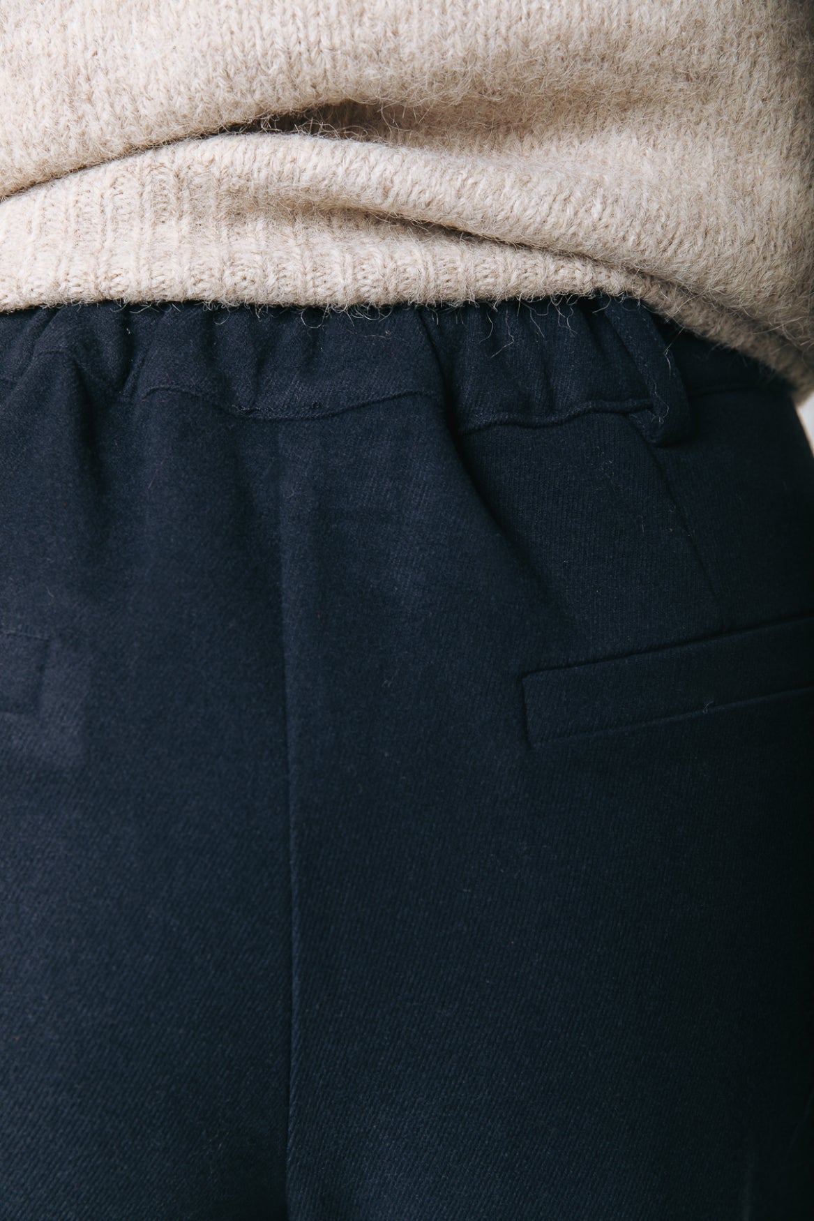 Colourful Rebel - Maggy Soft Luxe Tailored Pants / Navy