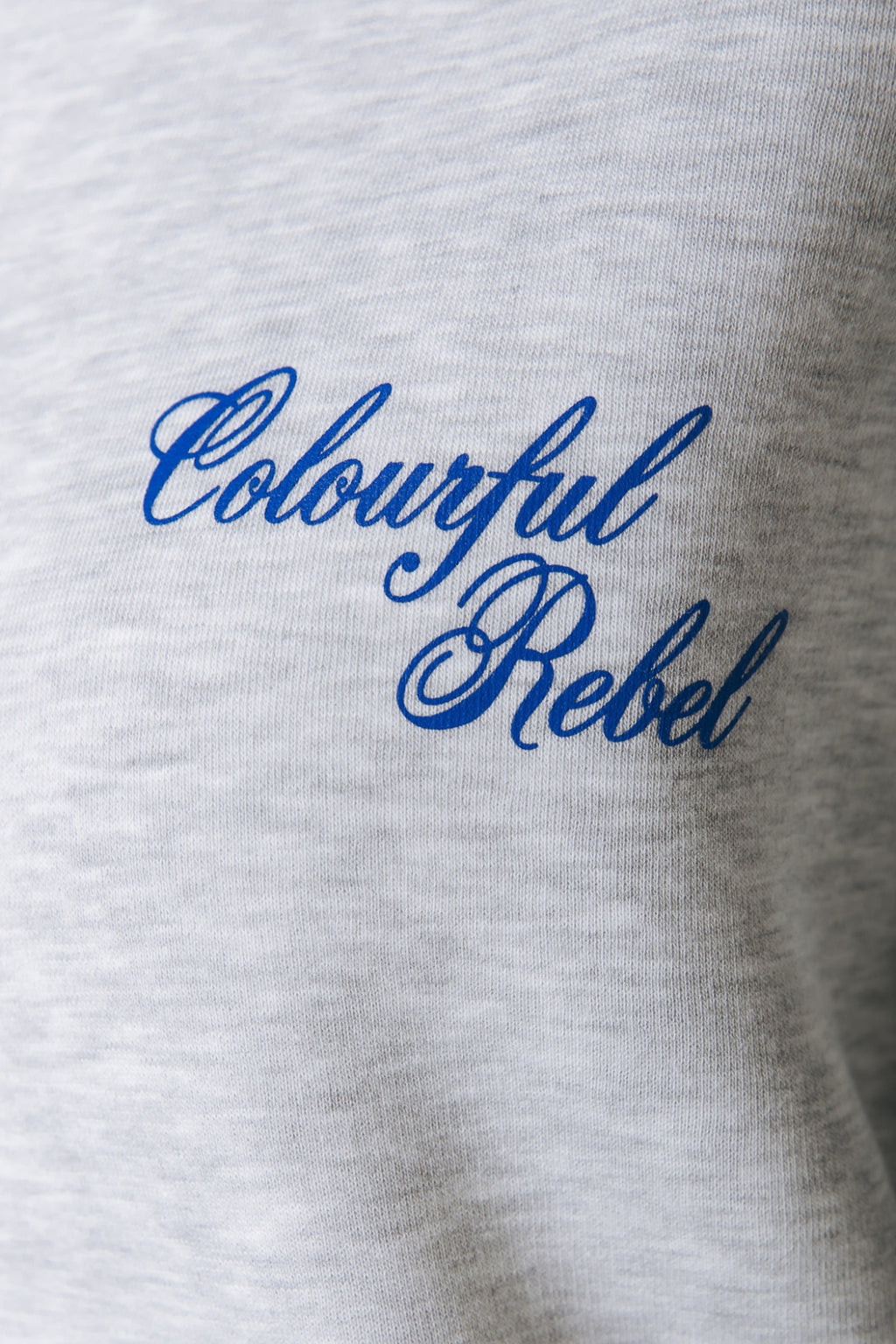 Colourful Rebel - Mountain Dropped Shoulder Sweat / Light Grey Melange