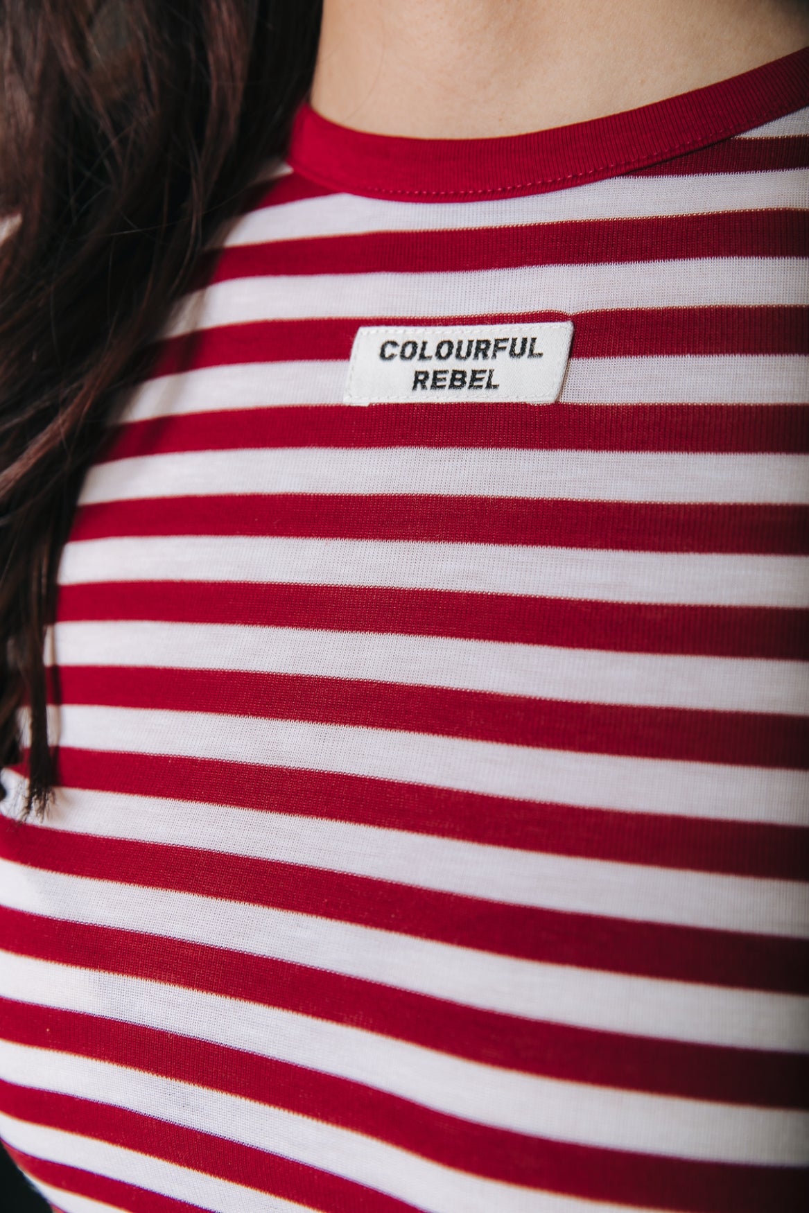 Colourful Rebel - Juna Stripe Roundneck Top