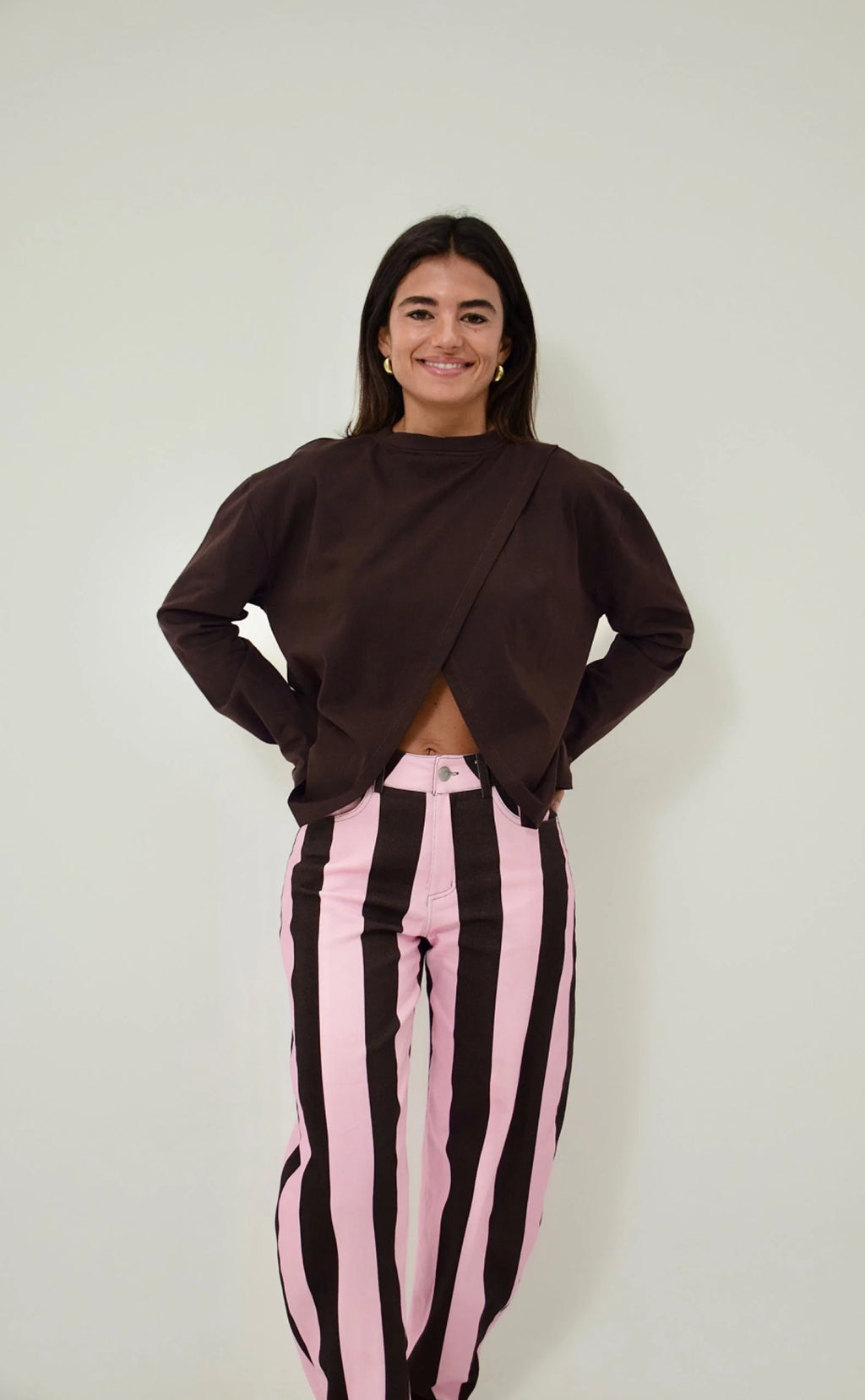 MindTraveler - Agata Long Sleeve T-Shirt / Brown