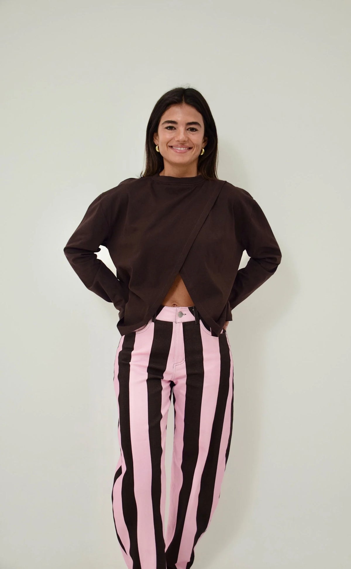 MindTraveler - Agata Long Sleeve T-Shirt / Brown