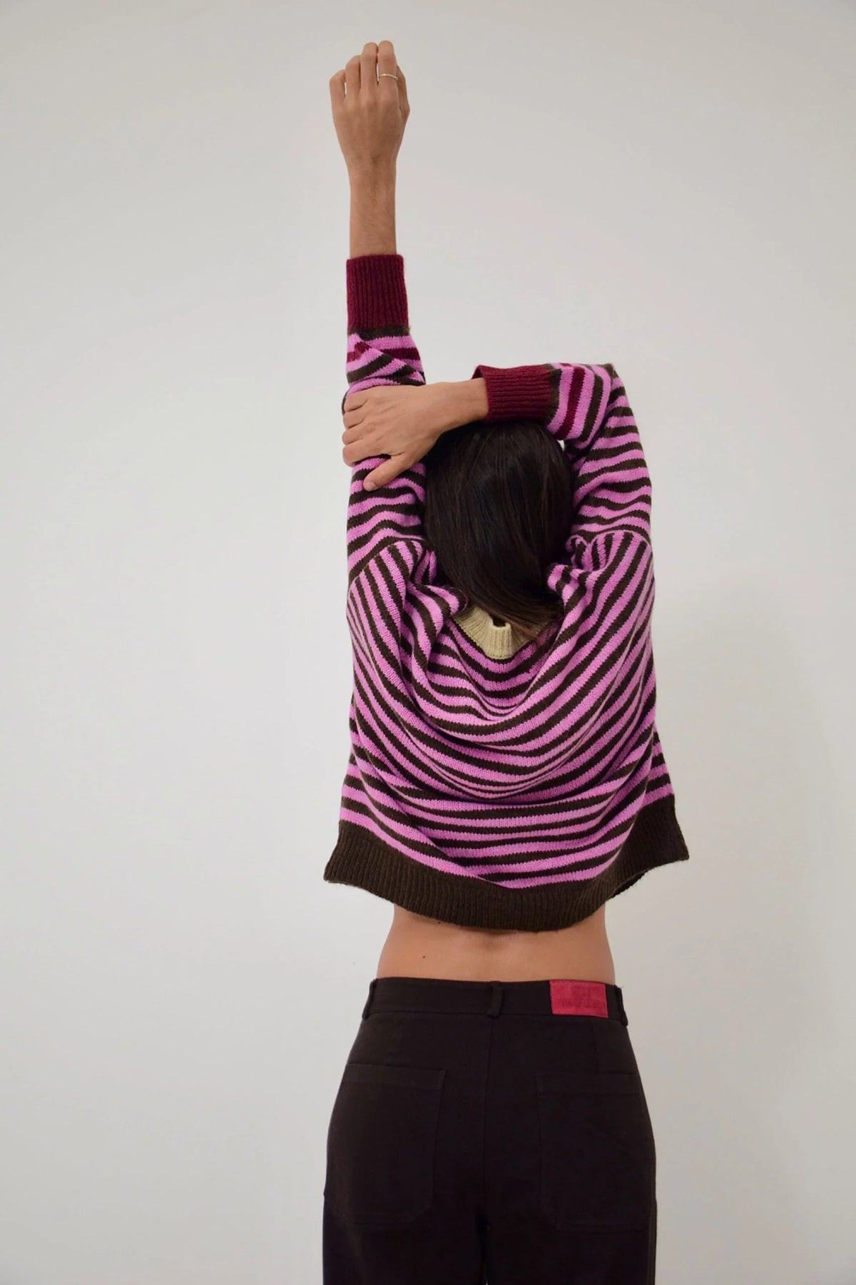 MindTraveler - Tessa Cardigan / Pink and Brown