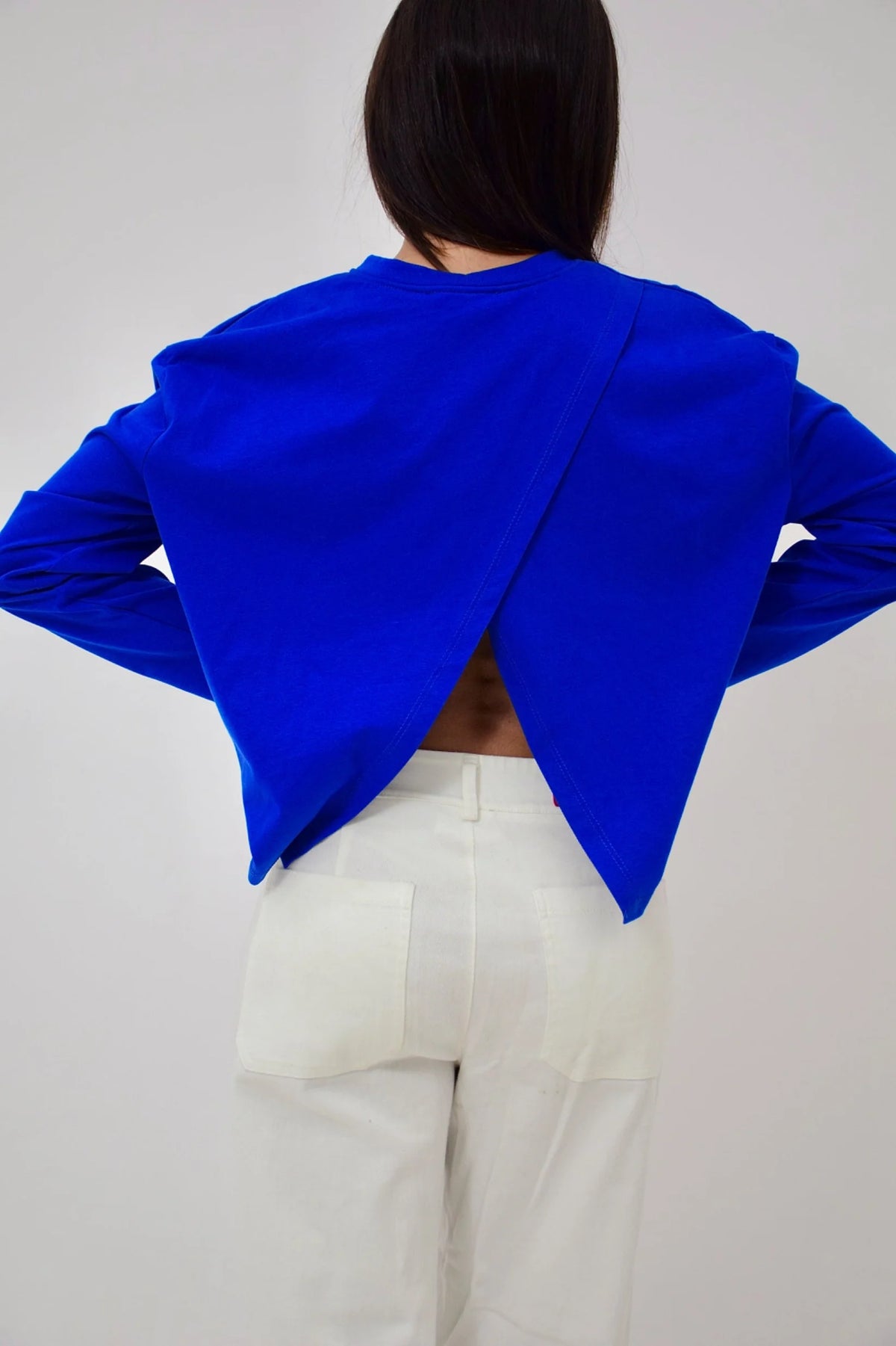 MindTraveler - Agata Long Sleeve T-Shirt / Blue