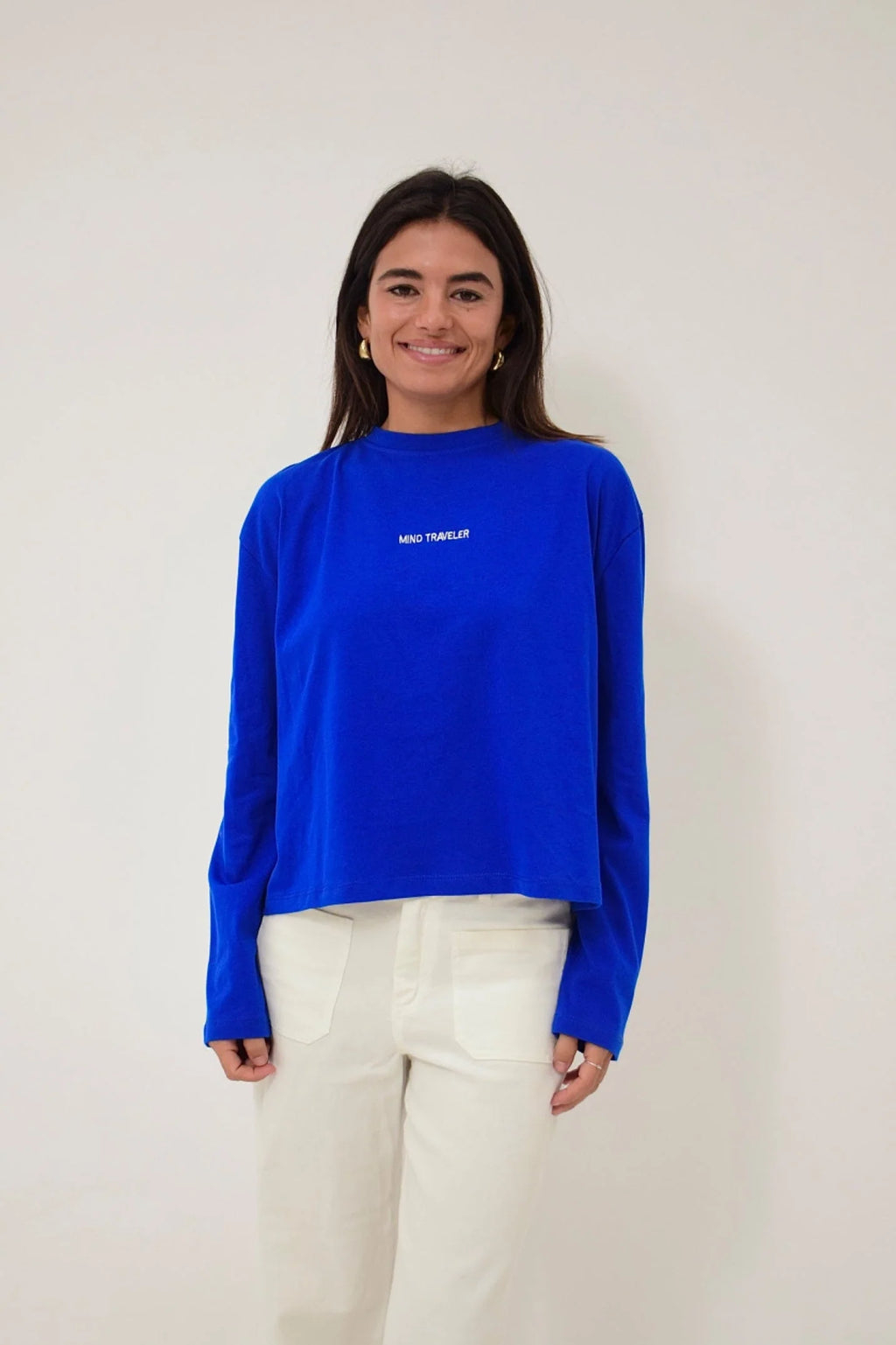 MindTraveler - Agata Long Sleeve T-Shirt / Blue