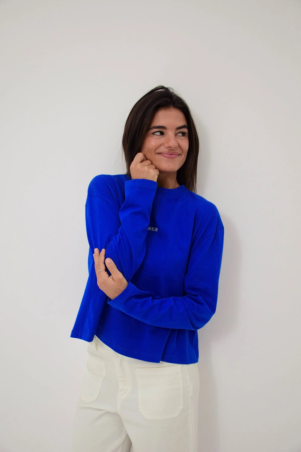 MindTraveler - Agata Long Sleeve T-Shirt / Blue